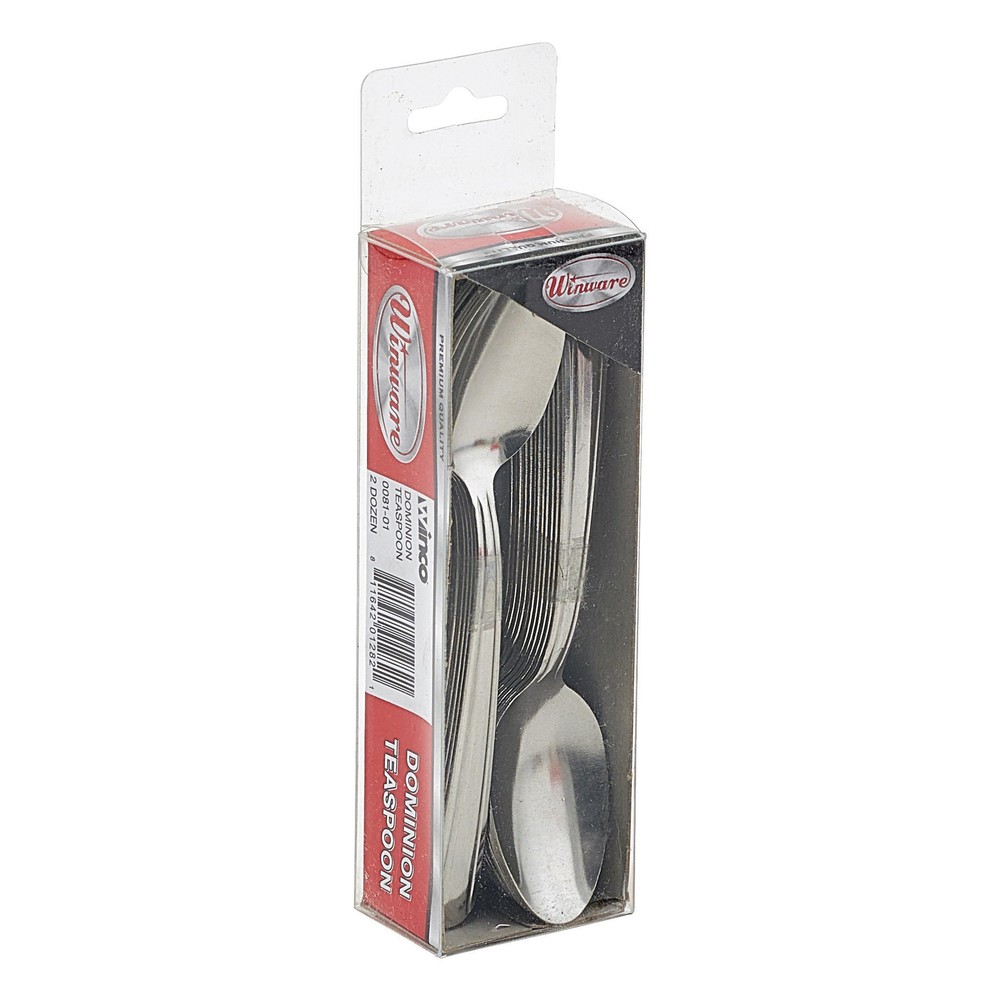 Dominion Teaspoon, 2doz/pk, 18/0 Medium Weight (24 Pack)