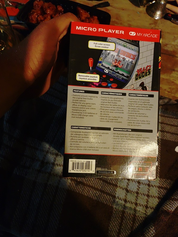 Bad Dudes Micro Arcade Sealed Good Condition