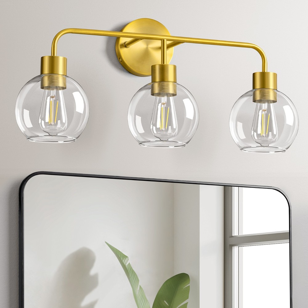 EDISHINE 3-Light Dimmable Vanity Light,With all the mounting hardware, dimmable