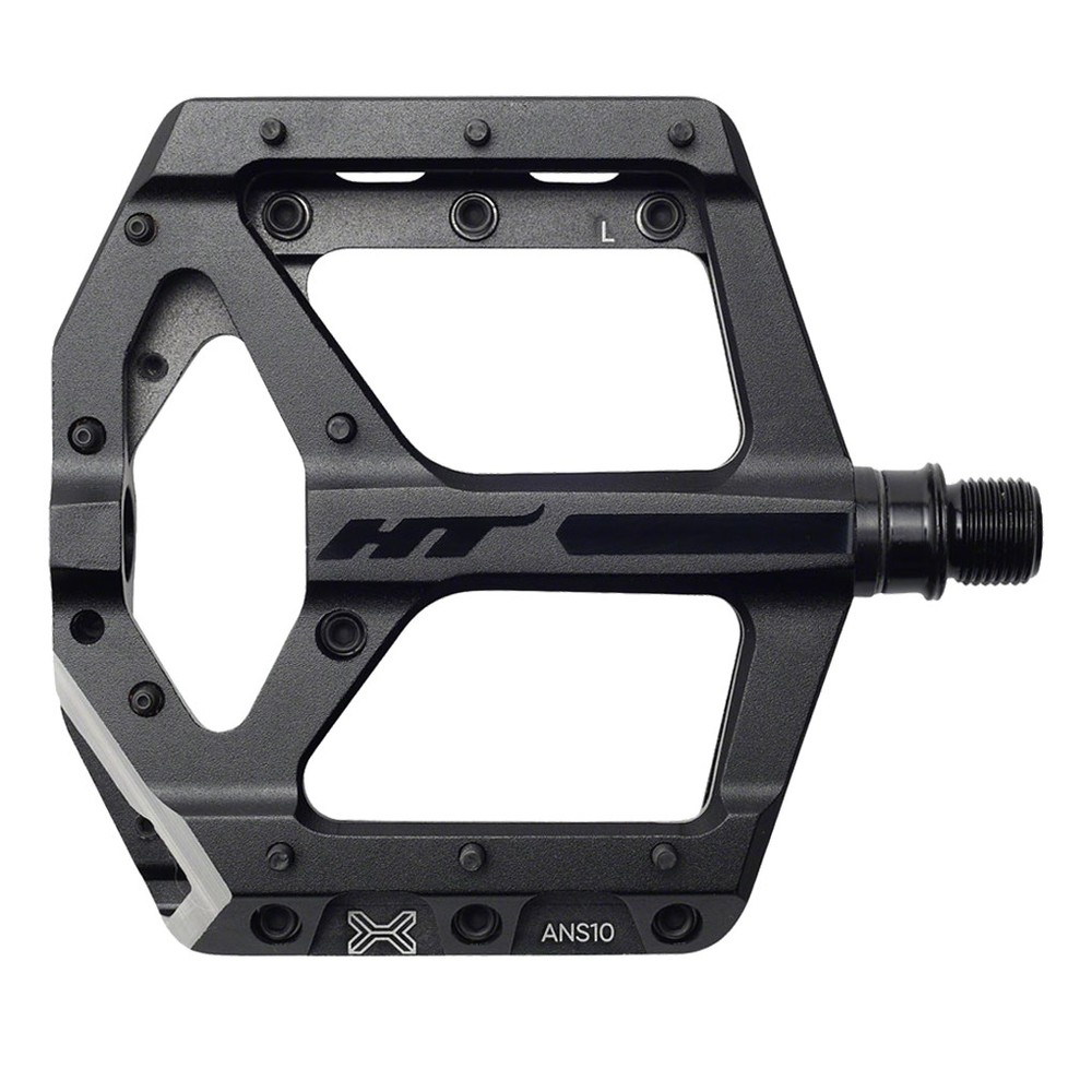HT ANS10 Supreme Platform Pedals - Alloy Body, Replaceable Pins, Stealth Black