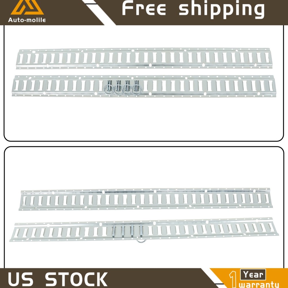 Horizontal High Quality For Vans Durable 12 Pack 5' E Track Tie Down Rail Syste