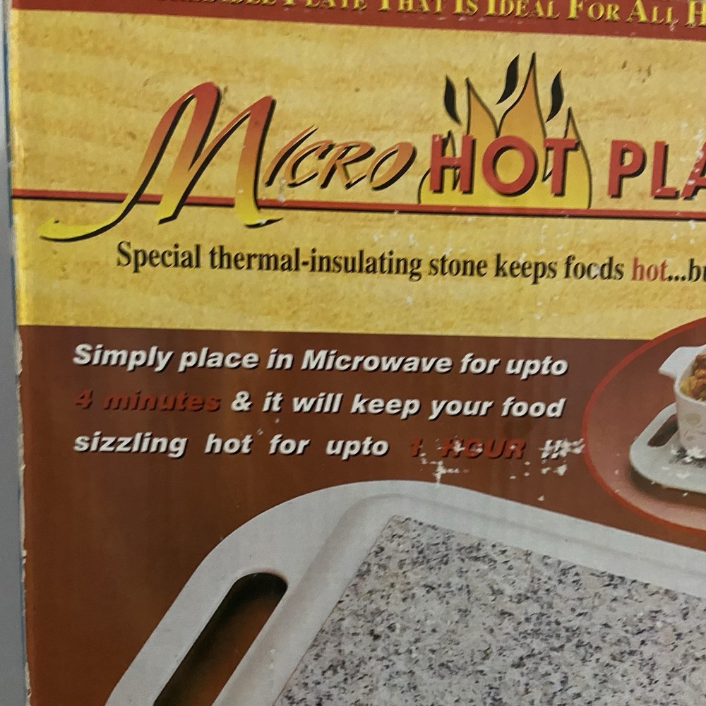 Vintage The Micro Hot Plate New Open Box