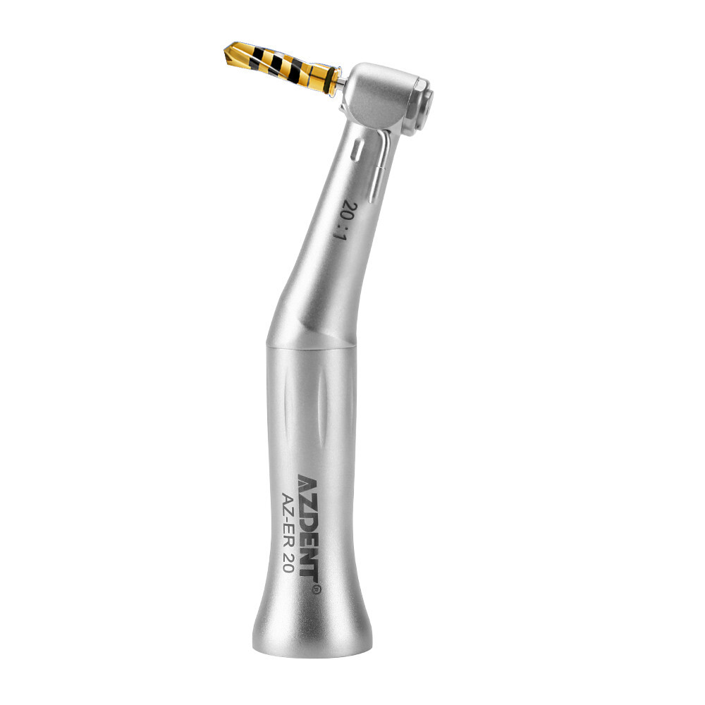 AZDENT Dental Implant 20:1 Reduction Contra Angle Push Button Surgical Handpiece