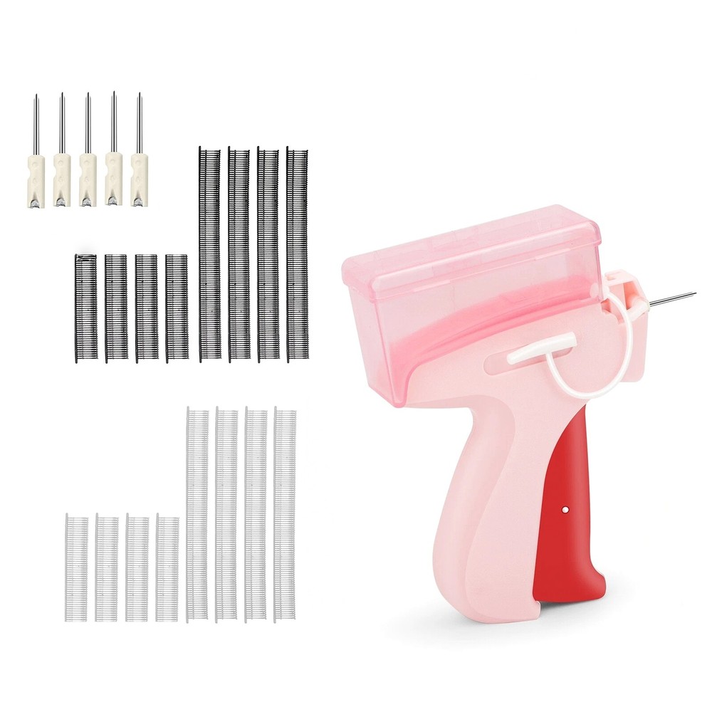 Pink Stitch Gun Smooth Operation Effortless Fixing Multi-purpose for Wool Cotton