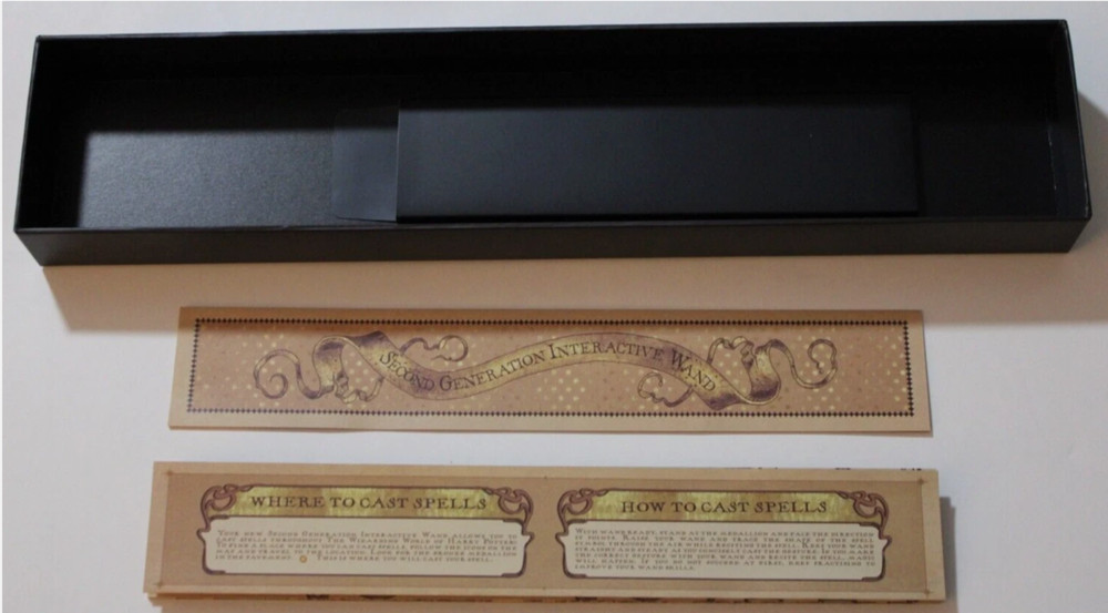 Universal Studios Harry Potter 2nd Gen Interactive Wand – Red Gem – NEW