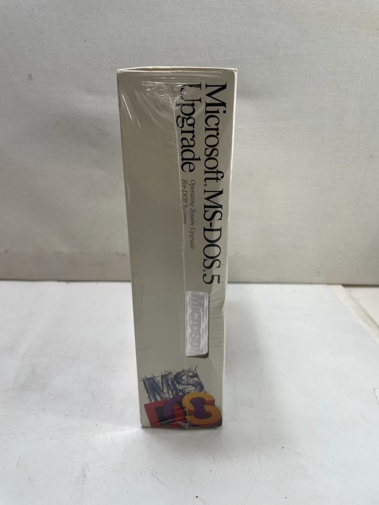Microsoft MS-DOS 5 Upgrade Operating System Software 5.25" Floppy Disk SEALED