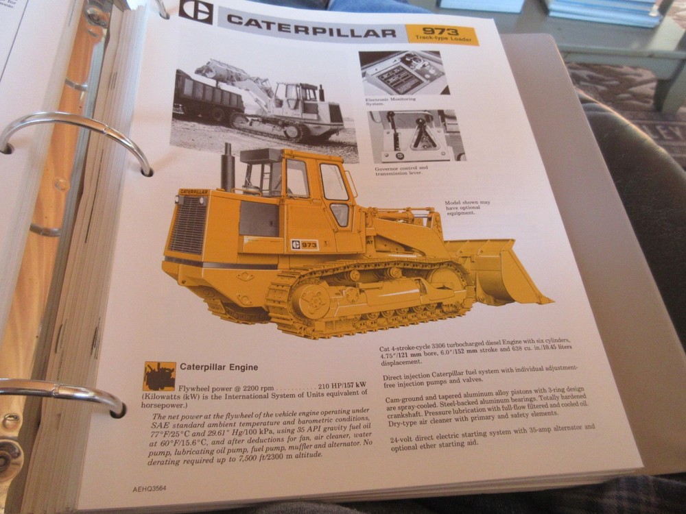 Caterpillar 963 Crawler Loader Brochure 6 page