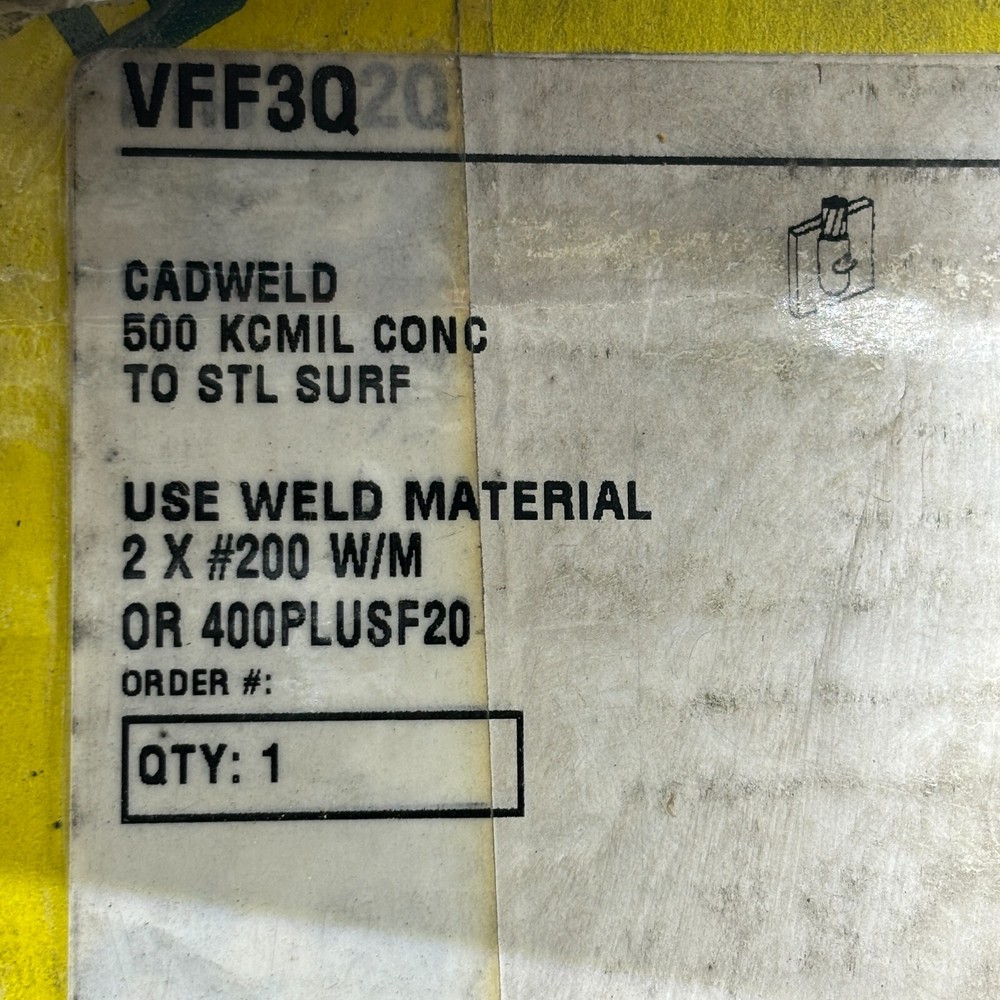 ERICO CADWELD IPF VFF3Q MOLD 500 KCM CONC ⭐