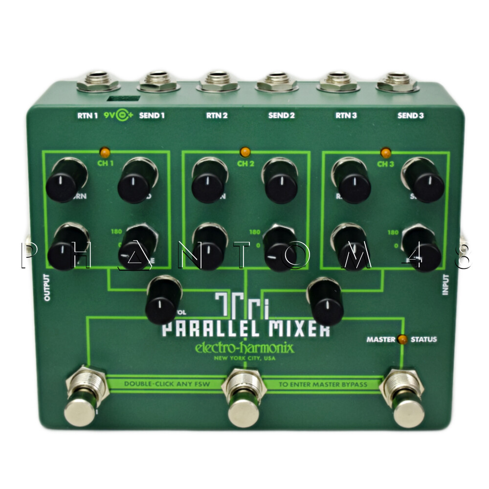 Electro-Harmonix - Tri Parallel Mixer - Effects Loop Mixer/Switcher Pedal