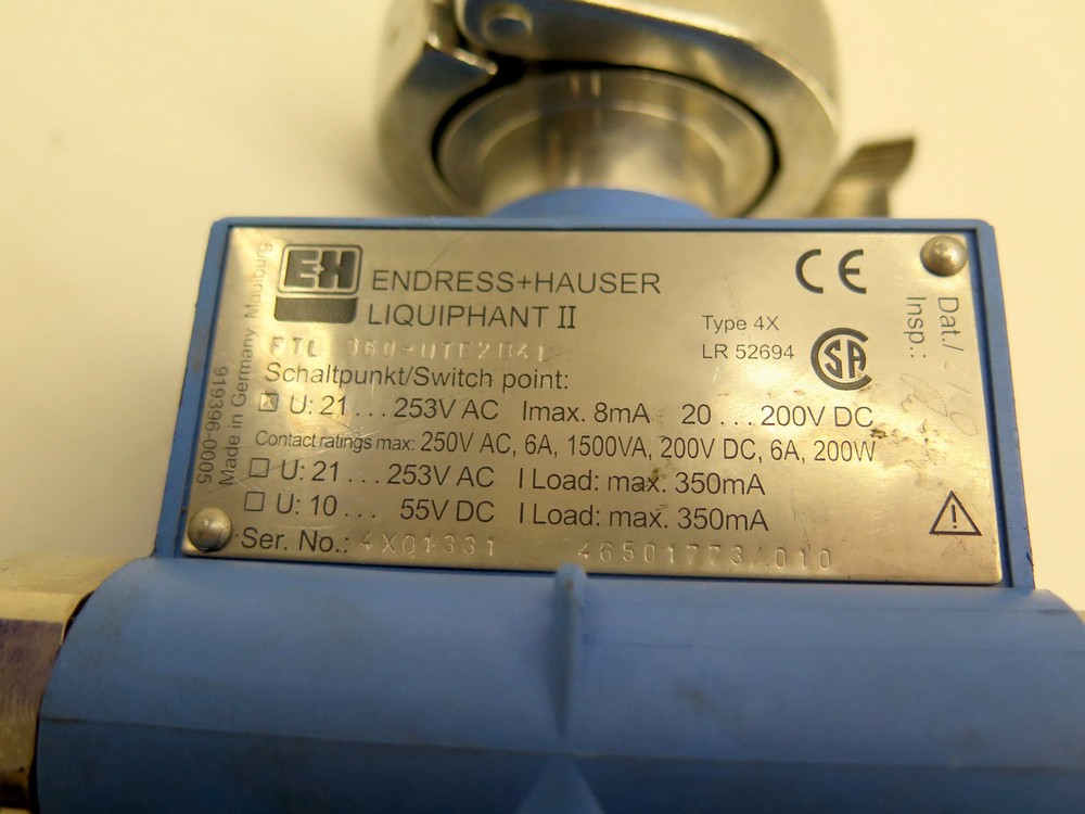 Endress + Hauser FTL 360-UTE2B4L Liquiphant II Level Switch