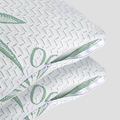 Ultra-Soft Bamboo Pillow Protectors, Waterproof & Durable – Pack of 2