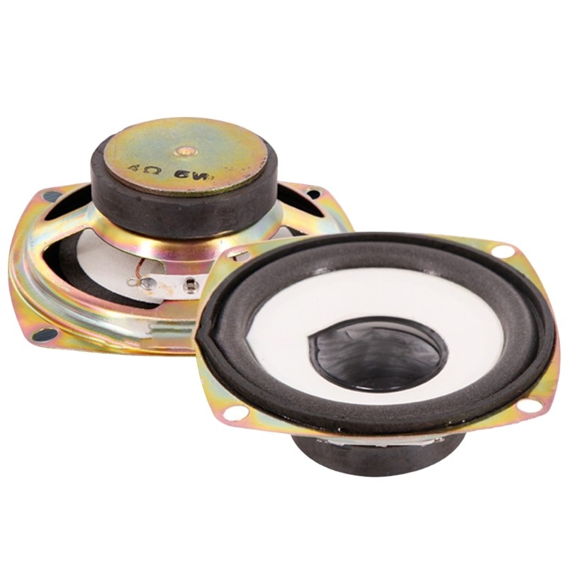 3Inch White Cone Speakers Set Full Frequency Woofer Loudspeaker