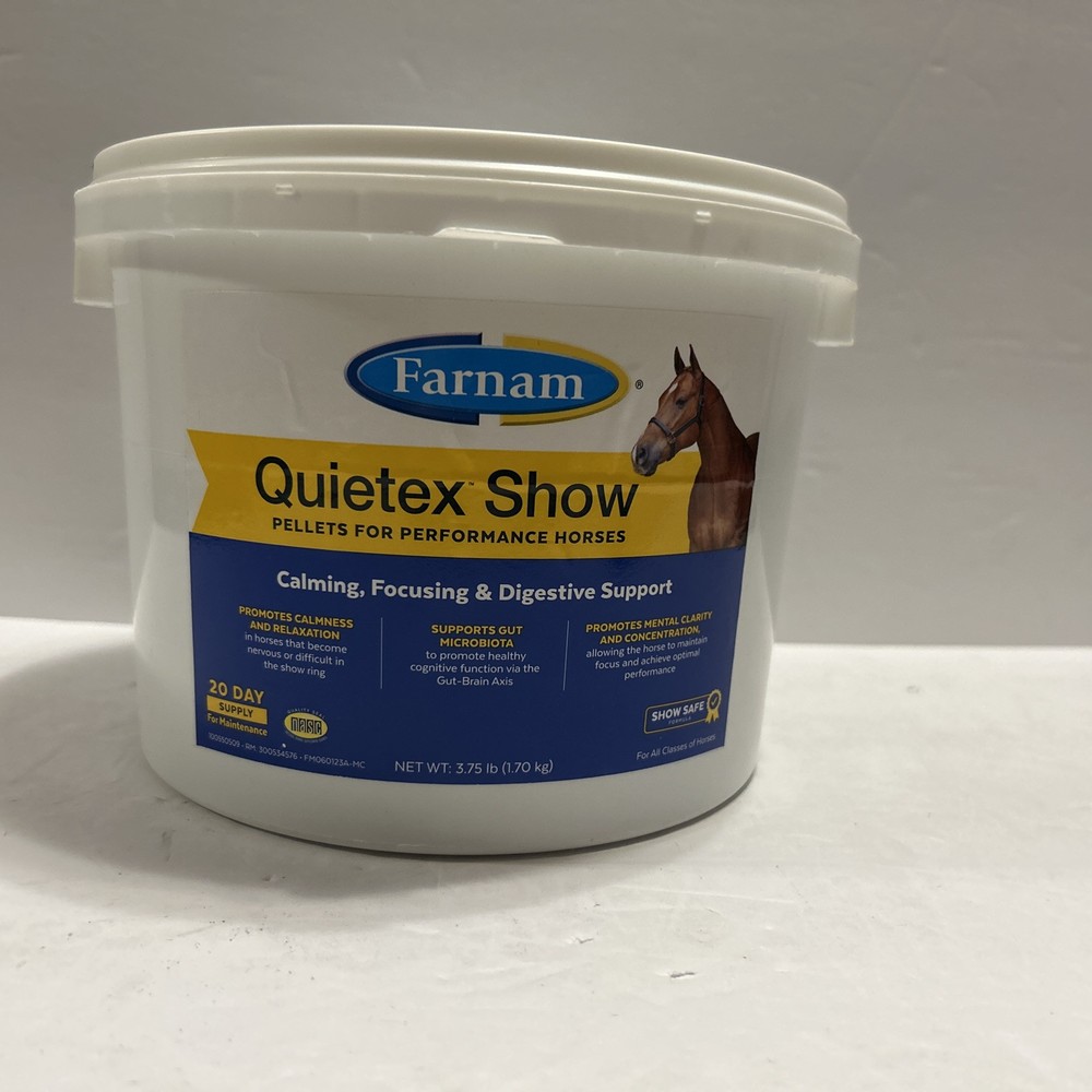 Farnam Quietex Show pellets for performance Horses