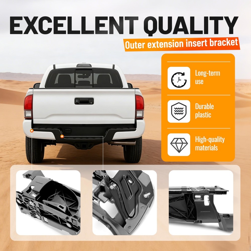 Driver Side Rear Bumper End Outer Extension Insert Bracket Compatible with 20...
