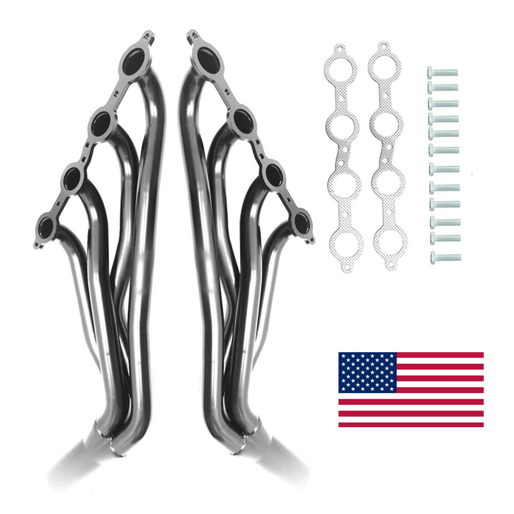 Long Tube Headers FIT 99-06 Chevy GMC Sierra Silverado 4.8/5.3/6.0 +