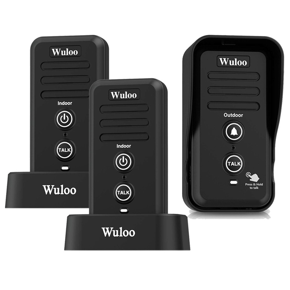 Wireless Intercom Doorbell Chime for Home Intercomunicador Build-in Rechargeable