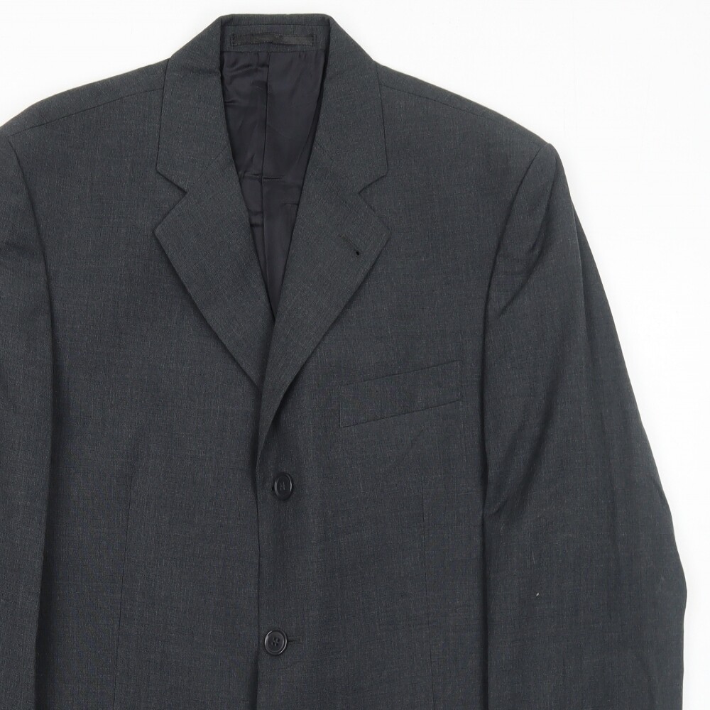 NEXT Mens Grey Wool Blend Suit Jacket Size 38 Reg