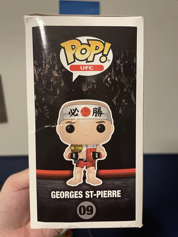 Georges St-Pierre Autographed Signed Funko Pop 09 JSA Authentic