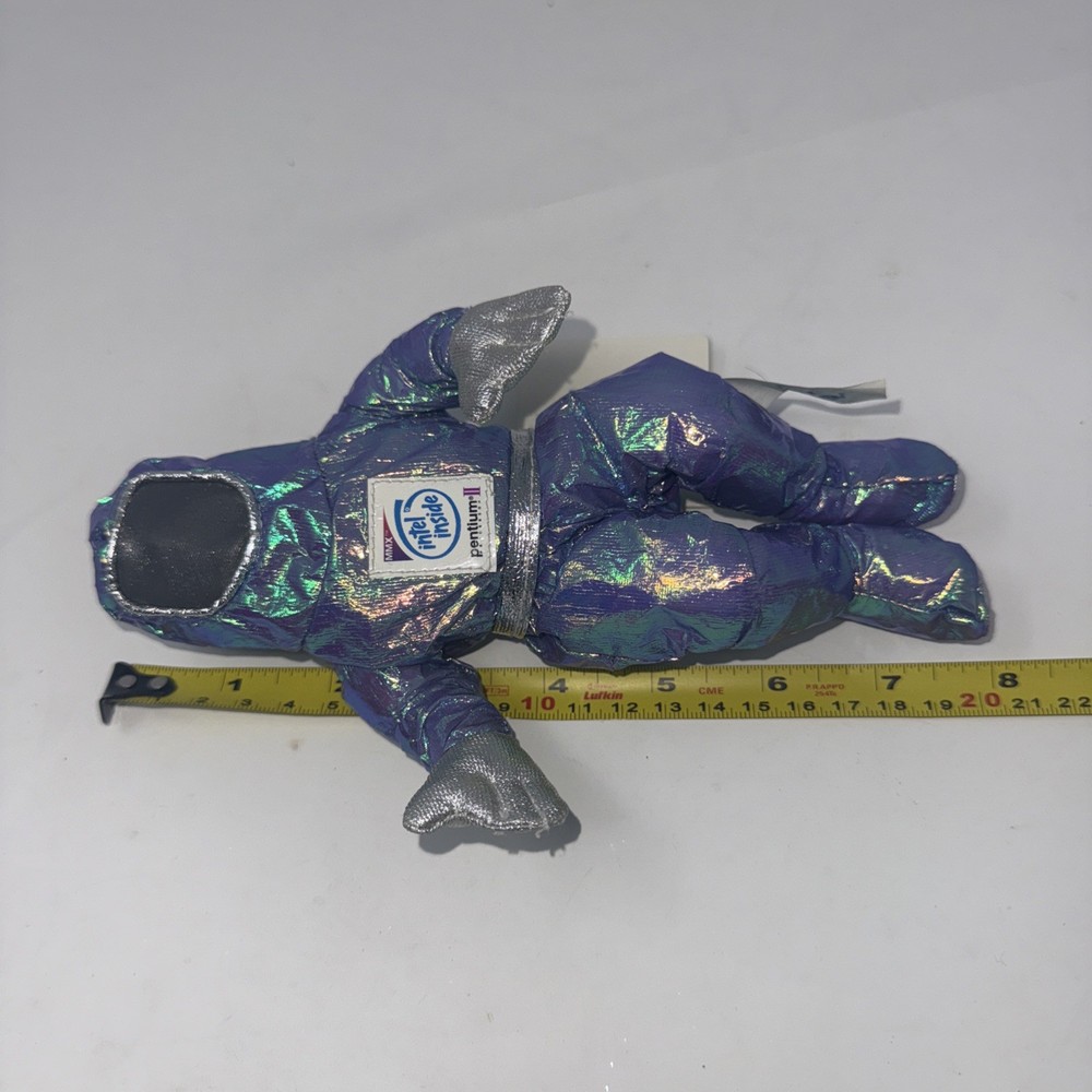 Vintage Intel Inside BUNNY PEOPLE 1997 Pentium II Processor IT Computer Plush 8”