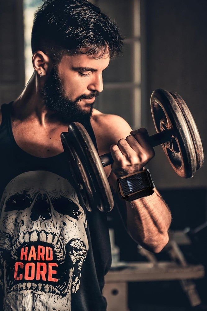 Double-Layer Leather Lifting Straps - Men & Women