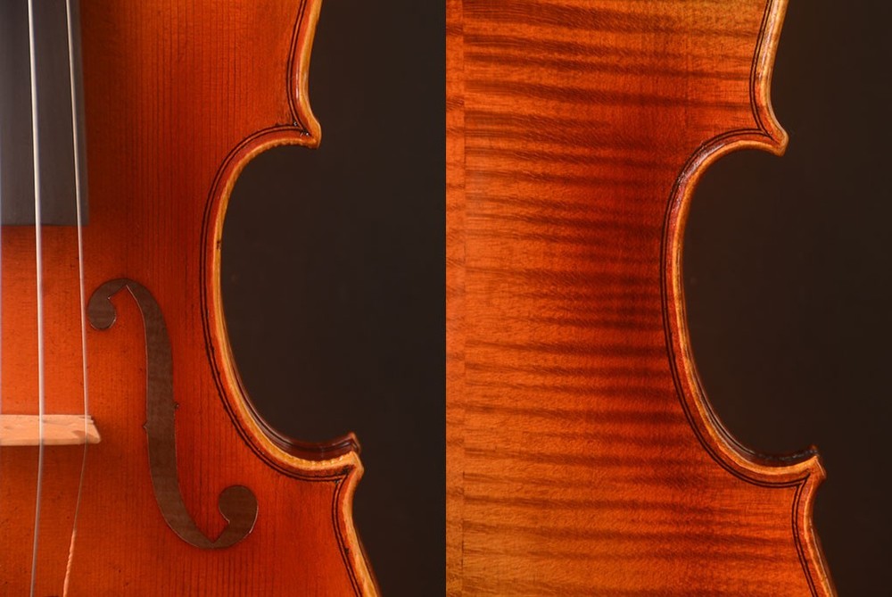 Five Strings ! Best Model,Strad Style 4/4 Violin ,Wide fingerboard