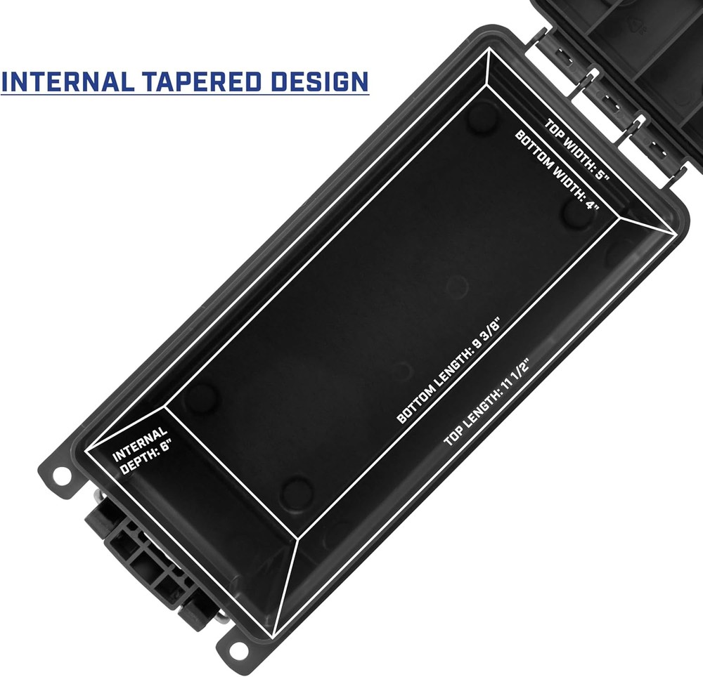 Ammo Storage Box Stackable Field Boxes Water Dust Resistant Lockable