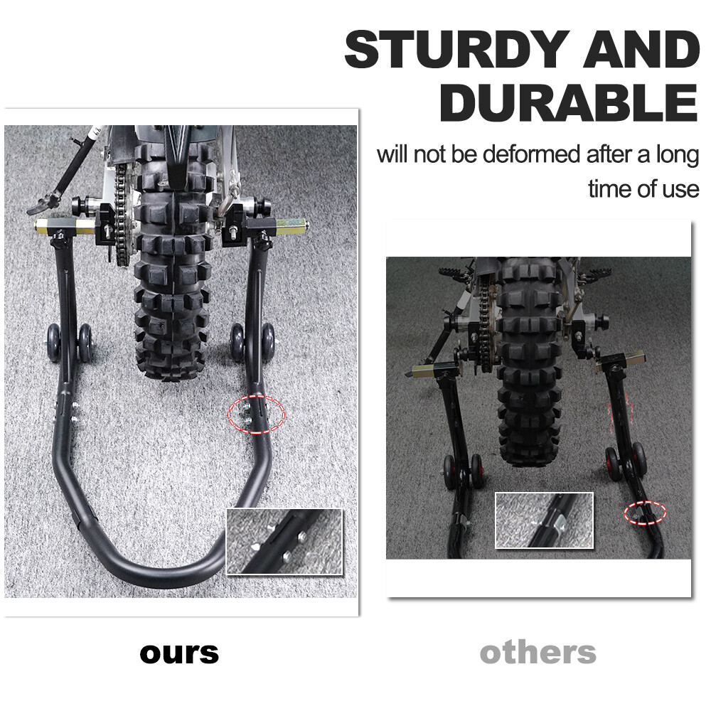 Rear Wheel Paddock Stand Swingarm Lift Fit For Kawasaki Ninja 650 ER-6n KLR650
