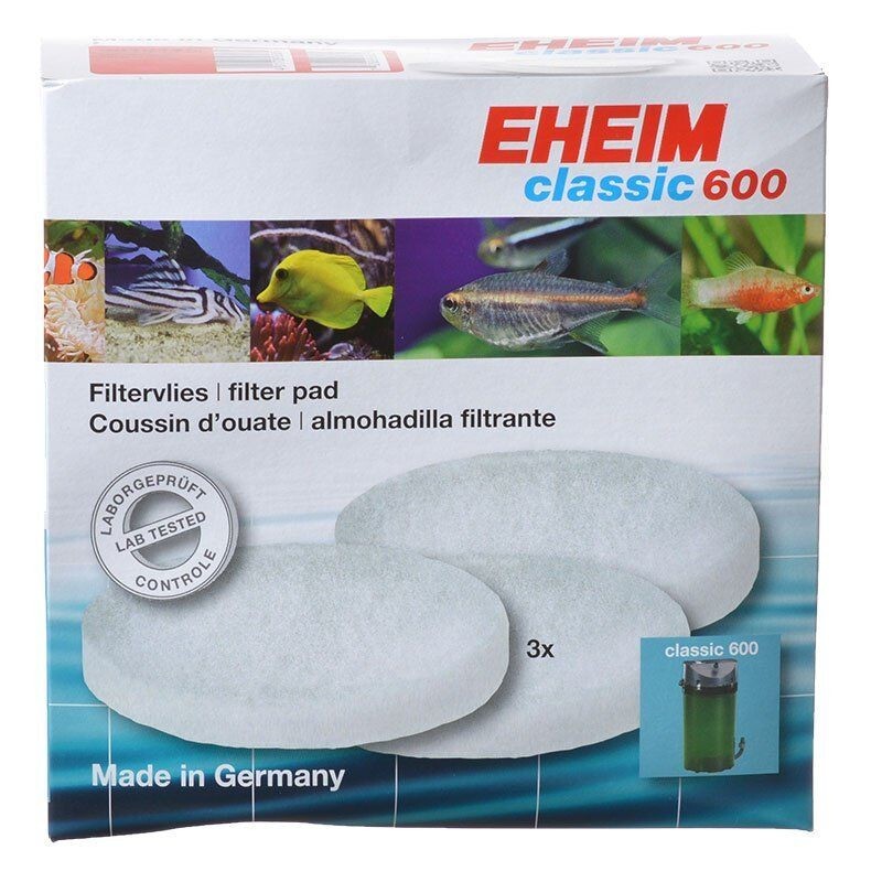 Eheim Classic 600 Fine Foam Filter Pad 3 per Pack