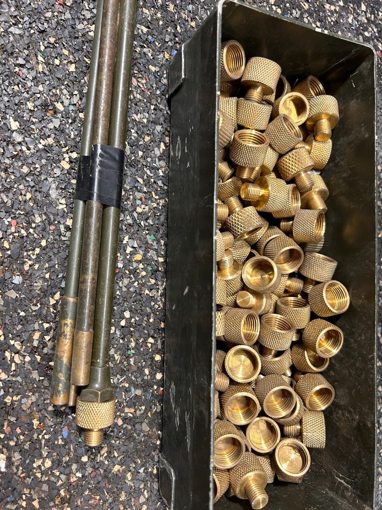 US replacement brass base for AT-271A PRC-25 Long Antenna Rod PRC-9 PRC-10
