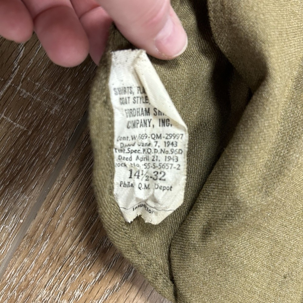 WWII - Korean War Era U.S. Army Personal Effects Duffle Bag Uniform Ike Jacket