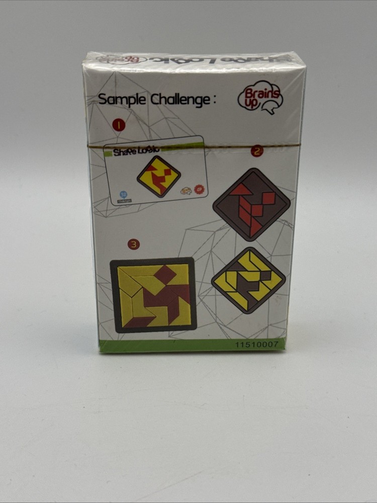Brains Up Shape Logic Card Challenge/Game