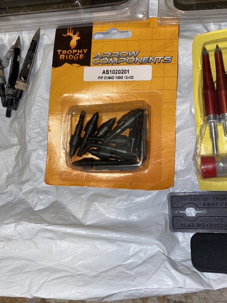 miscellaneous Archery Gear-points-broadheads-inserts-blades-armguard-etc.