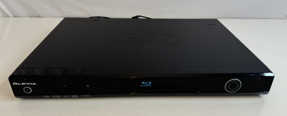 OLEVIA Blu-Ray DVD Disc Streaming Player Model BDP-110 No Remote Tested