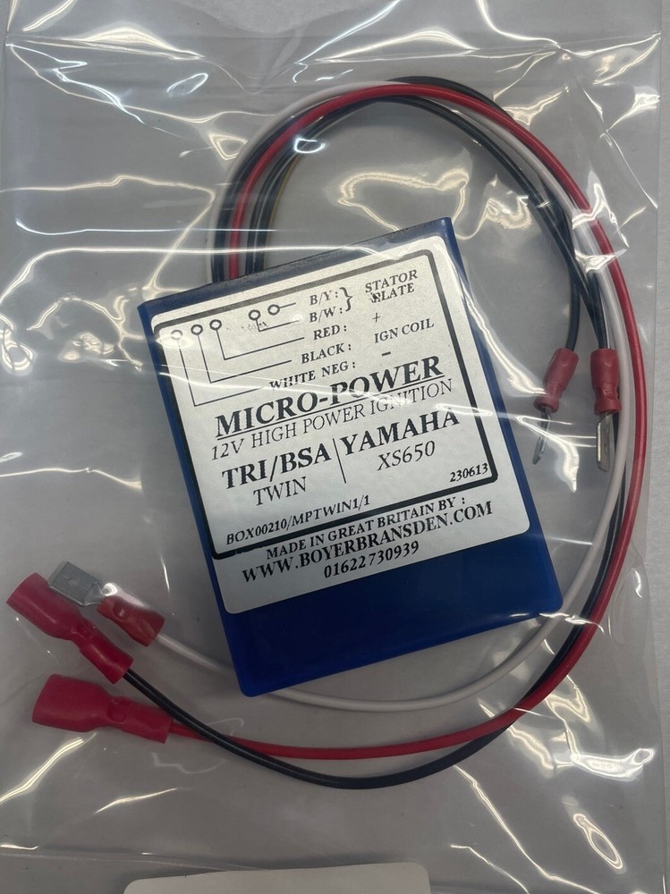 Boyer Electronic Ignition Micro Power Triumph Replacement Blue Box For Twins