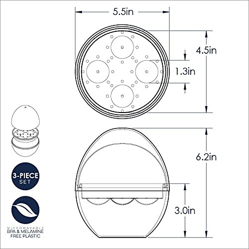 Microwave Egg Boiler Rapid Cooking Kitchen Breakfast Accessory