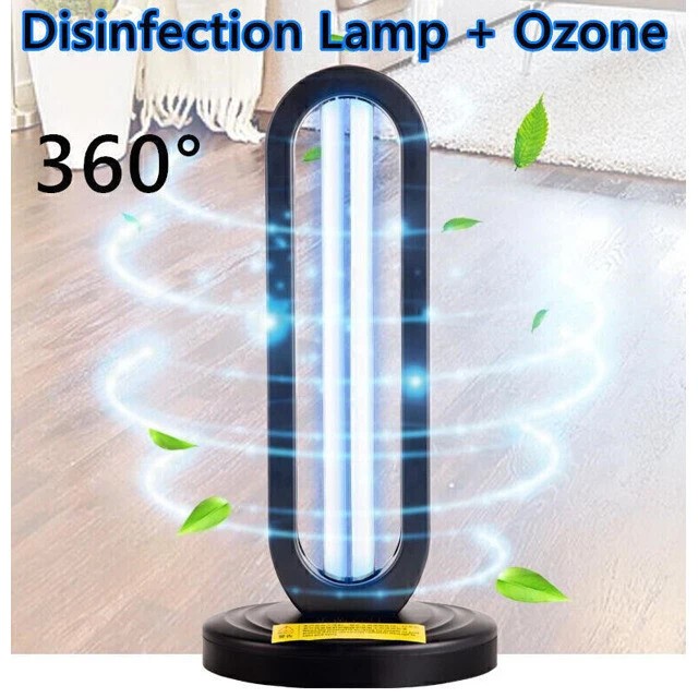 Ozone UV Light Disinfection 110V 38W ABS+quartz NEW w/Remote Controller