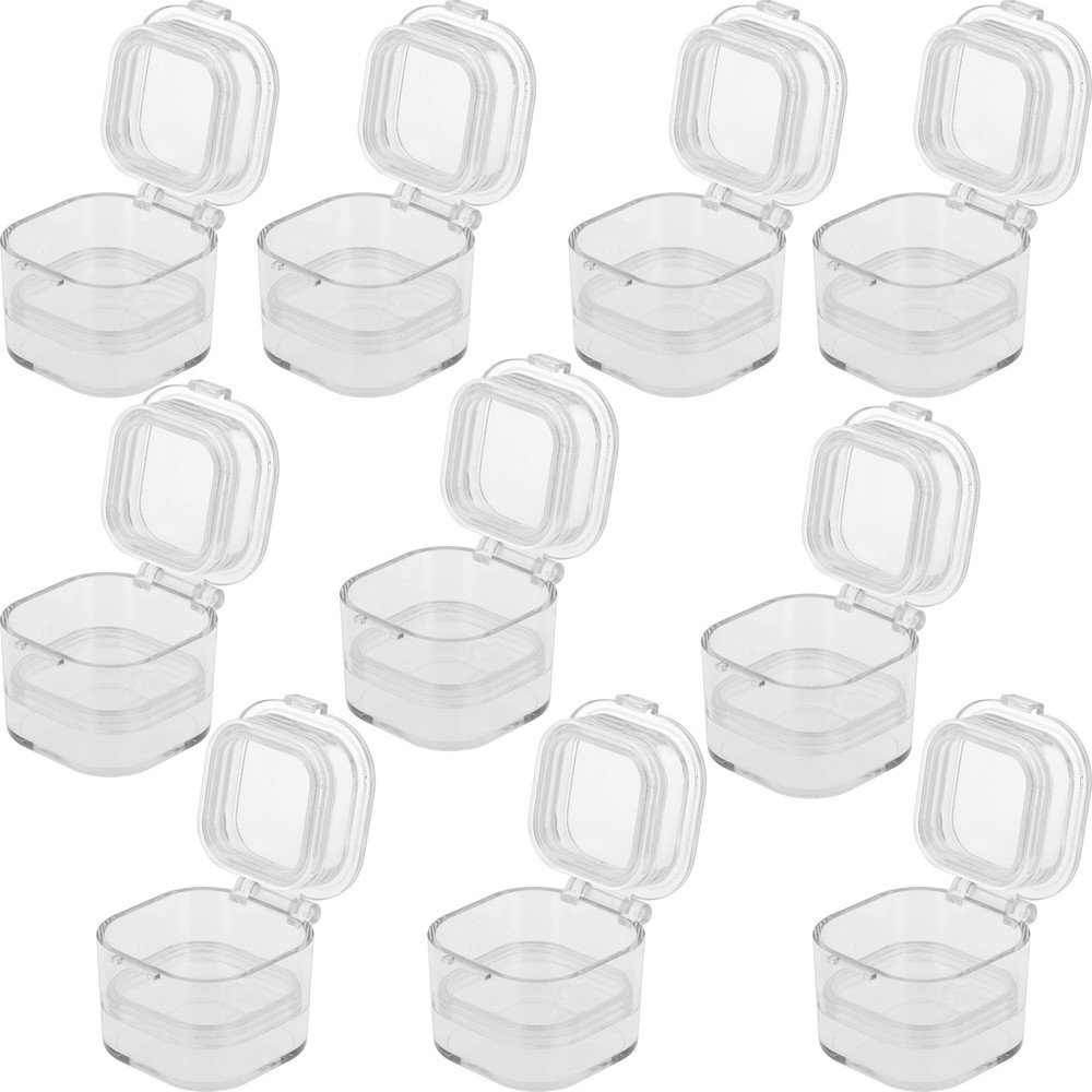 10 Crown Pillow Boxes 1"X1" With Membrane