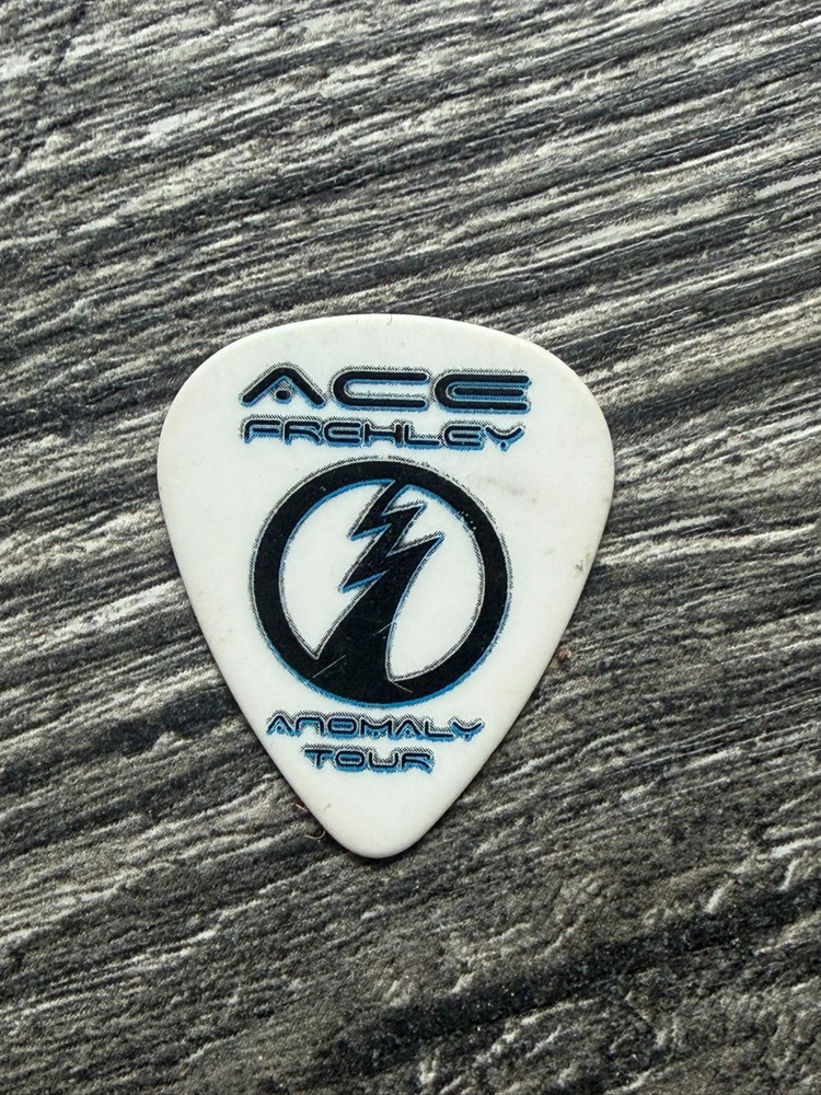 Kiss Guitar Pick ACE FREHLEY Anomaly Tour Stage Used Vintage Kiss Memorabilia