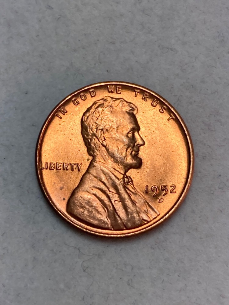 1952 D Wheat Cents Uncirculated