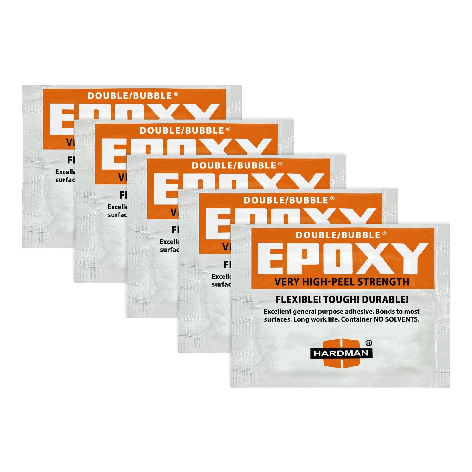 Hardman Double Bubble Orange High Peel Strength Epoxy - 04007 (5 pack)