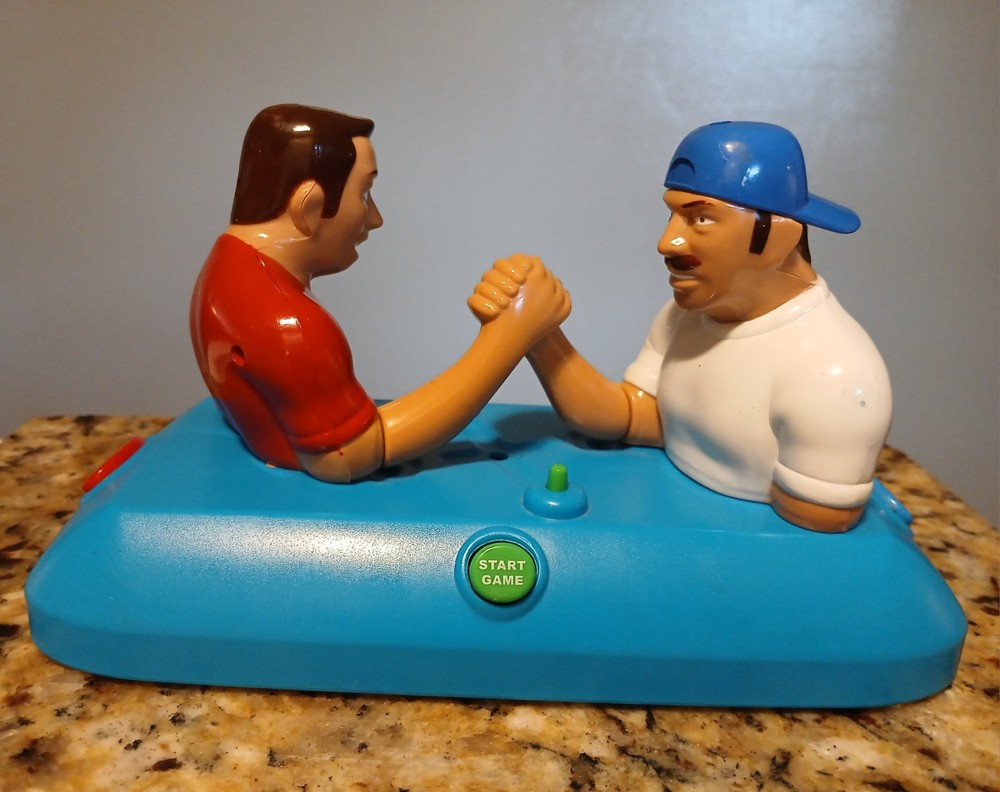 Does Not Work!  For Parts Only!  Totes Arm Wrestle Pro Game Portable 2-Player