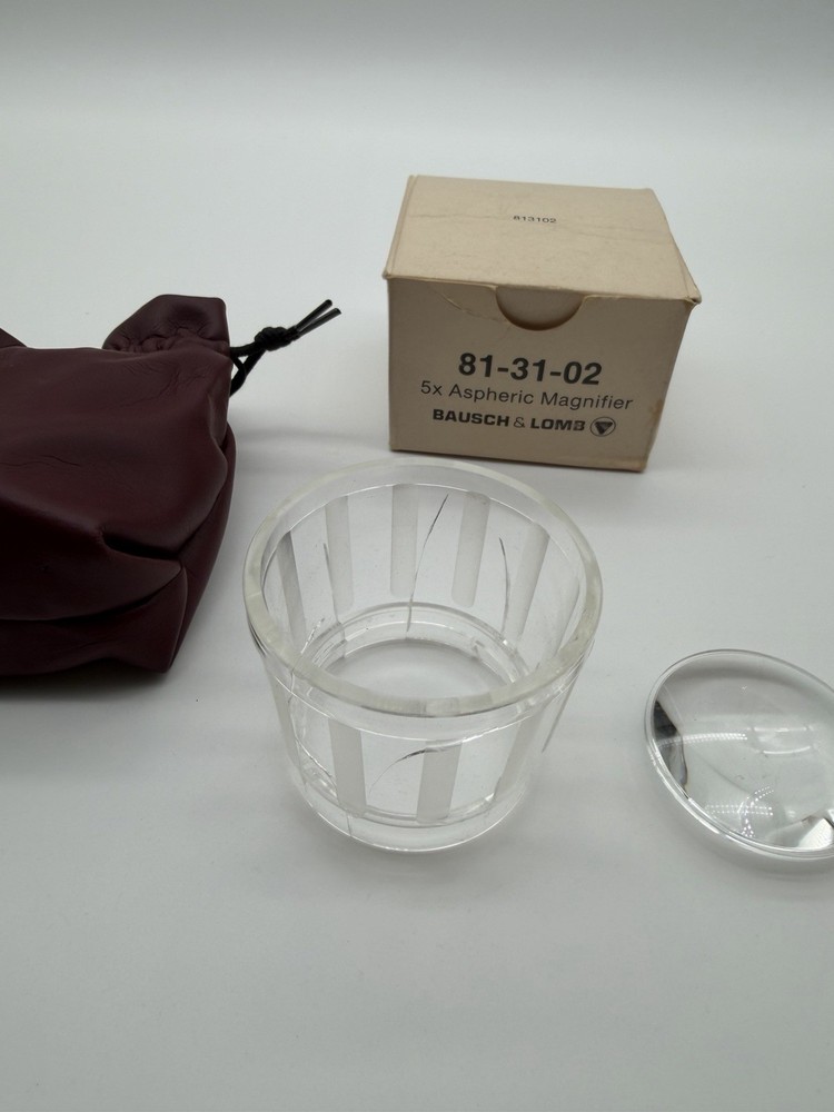 Bausch & Lomb 5x Aspheric Magnifier 81-31-02 **Flawed**