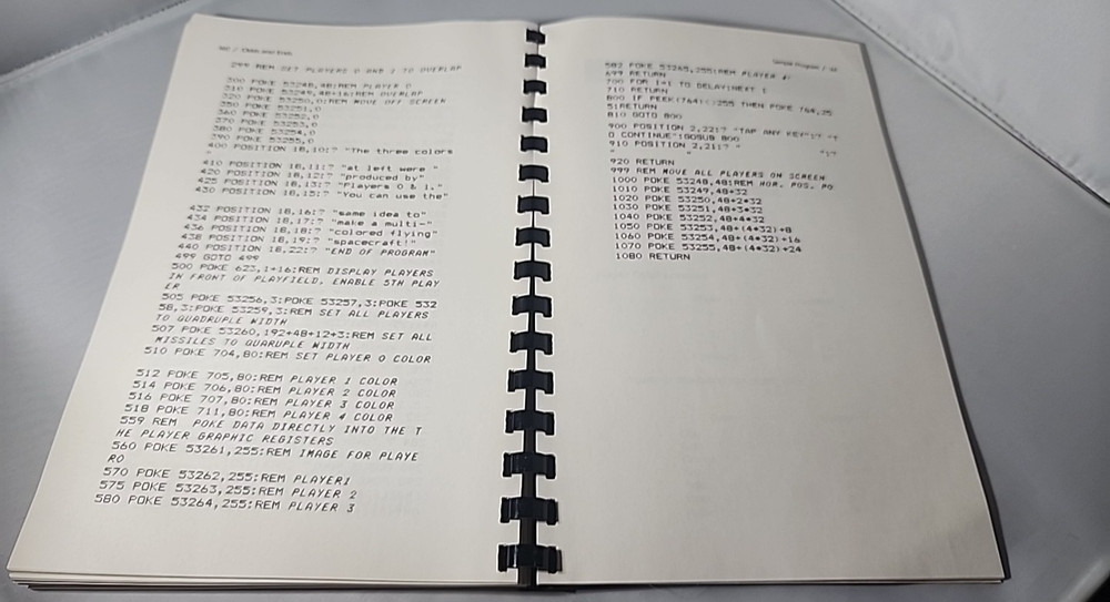 Atari Player-Missile Graphics in Basic Vintage Computer Book Philip C 1st ED PRT