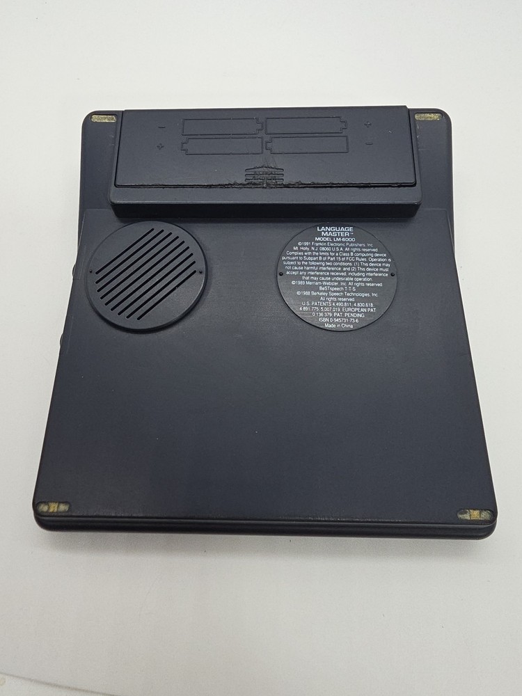 Franklin Language Master LM-6000 Speaking Dictionary, Thesaurus, Grammar Guide