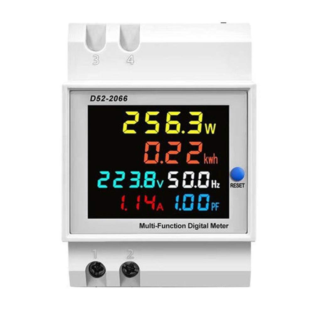 Multi functional AC Power Meter with 6 Parameters Displayed Simultaneously
