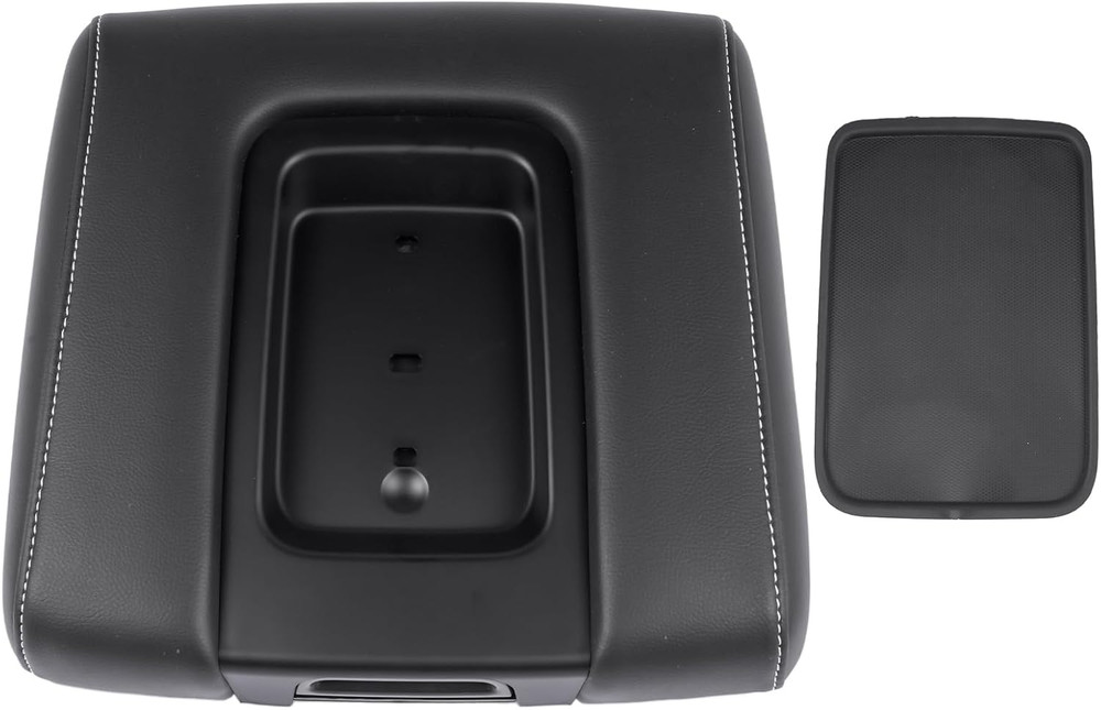 Middle Seat Black Console Armrest Lid Replacement for Chevy Silverado 1500 2500