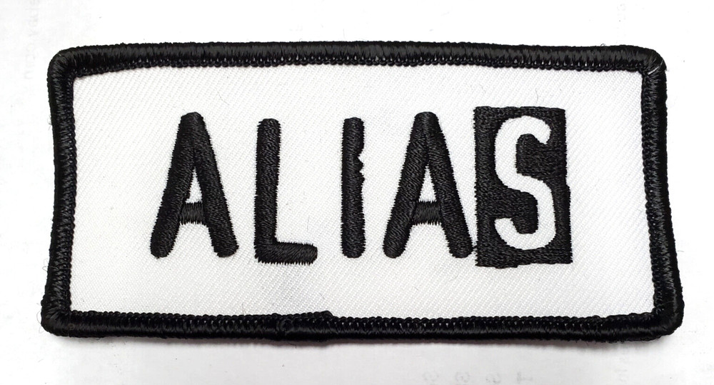 ALIAS TV Show Logo  4" Embroidered Patch- USA Mailed