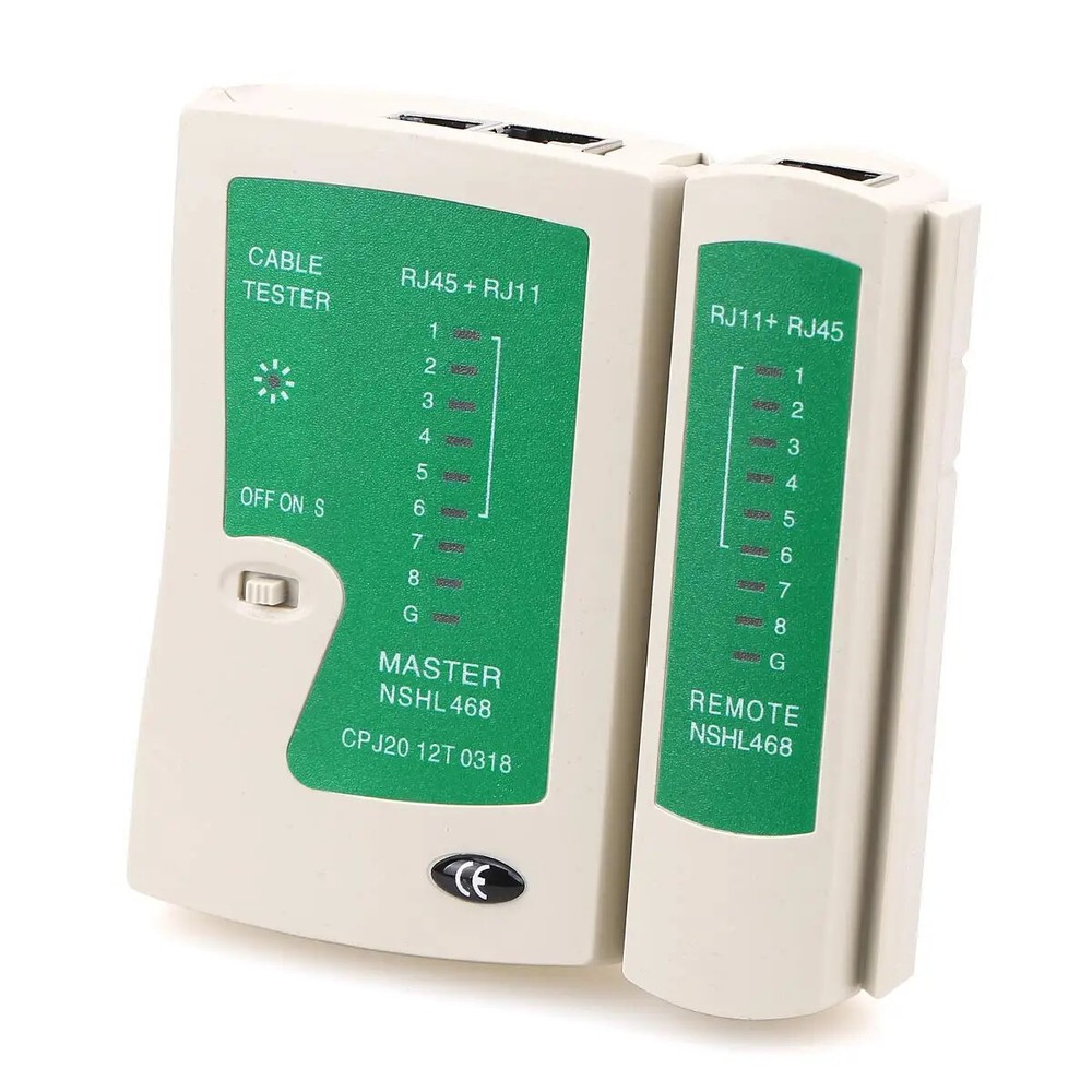 Network Cable Tester RJ45 Ethernet Cable Tester Lan Test Tool for Cat5/6/7 RJ11