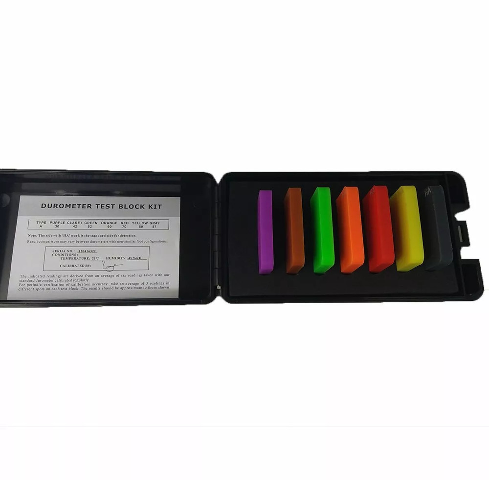 Shore A Durometer Test Block Durometer Test Block Kit Hardness Test Block 7Color