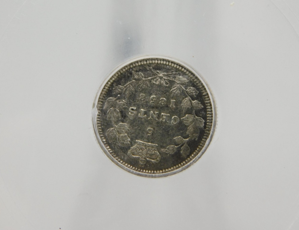 1858 CANADA FIVE CENT ICG VF30 (BT1210)